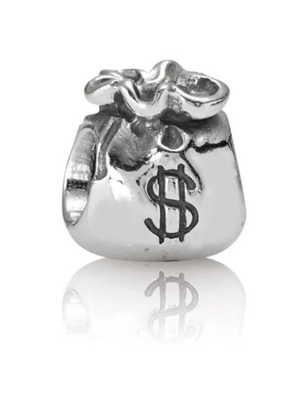 Authentic Pandora Money Bag Charm/Bead Silver 925 ALE